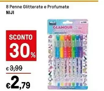 Iper La Grande Niji 8 Penne Glitterate E Profumate offerta