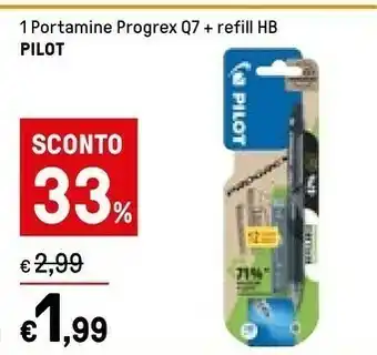 Pilot 1 Portamine Progrex Q7 + Refill HB