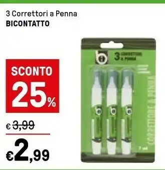 Iper La Grande Bicontatto 3 Correttori A Penna offerta