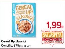 Supermercati Gulliver Consilia - cereal up classici offerta