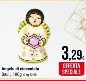 Supermercati Gulliver Bauli - angelo di cioccolato offerta