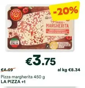 Pizza margherita 450 g LA PIZZA +1