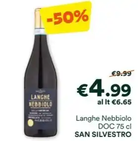 Langhe Nebbiolo DOC 75 cl SAN SILVESTRO