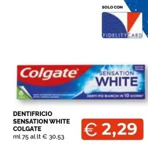 DENTIFRICIO SENSATION WHITE COLGATE