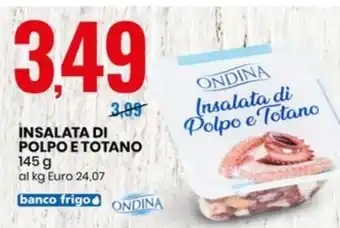 Eurospin Ondina insalata di polpo e totano offerta