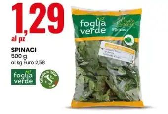 Eurospin Foglia verde spinaci offerta