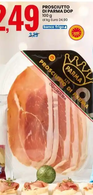 Eurospin Prosciutto di parma dop offerta