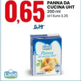 Eurospin Land panna da cucina uht offerta