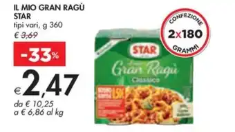 Bennet Star - il mio gran ragù offerta