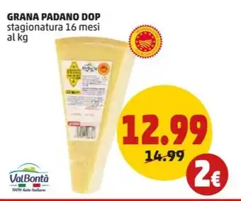PENNY Grana padano dop offerta