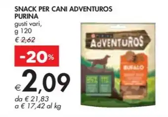 Purina - snack per cani adventuros