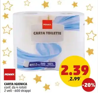 PENNY Carta igienica offerta