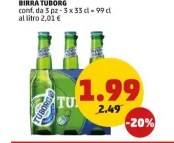 PENNY Tuborg - birra offerta