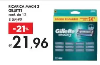 Bennet Gillette - ricarica mach 3 offerta