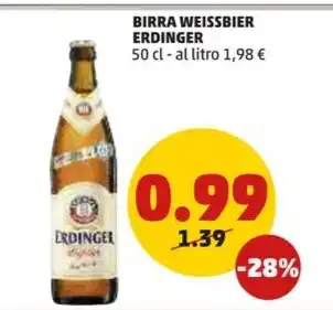 PENNY Erdinger - birra weissbier offerta