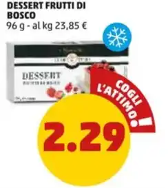 Cuor di terra - dessert frutti di bosco