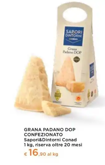 Conad City Conad - grana padano dop confezionato sapori&dintorni offerta