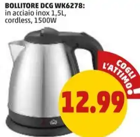 PENNY Bollitore dcg wk6278 offerta