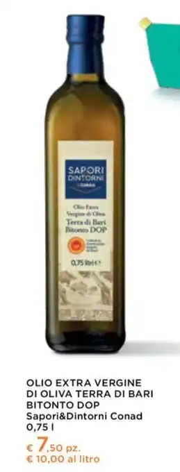 Conad City Conad - olio extra vergine di oliva terra di bari bitonto dop sapori&dintorni offerta