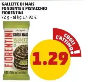 Fiorentini - gallette di mais fondente e pistacchio
