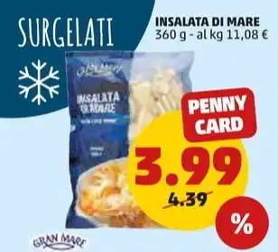 PENNY Gran mare - insalata di mare offerta