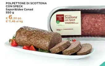 Conad City Sapori&idee conad - polpettone di scottona con speck offerta