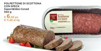 Conad Conad - polpettone di scottona con speck sapori&idee offerta