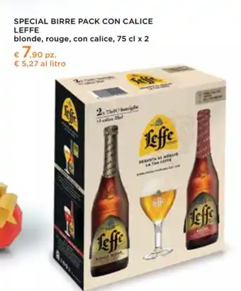 Conad Leffe - special birre pack con calice offerta