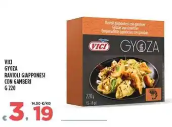 Deco Superfreddo VICI GYOZA RAVIOLI GIAPPONESI CON GAMBERI G 220 offerta