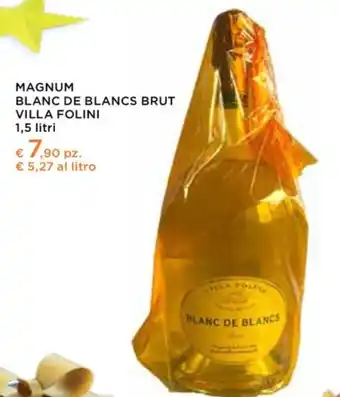Conad Villa folini - magnum blanc de blancs brut offerta