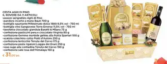 Conad Cesta aghi di pino il rovere da 11 articoli offerta
