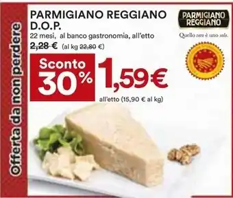Coop PARMIGIANO REGGIANO D.O.P offerta