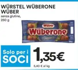 Coop Wüber Würstel Wüberone 250 g offerta