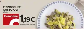 PIZZOCCHERI GUSTO QUI