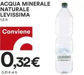 Coop ACQUA MINERALE NATURALE LEVISSIMA 1,5 lt offerta