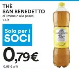 Coop THÈ SAN BENEDETTO 1,5 lt. offerta