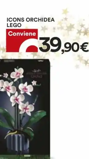 Coop ICONS ORCHIDEA LEGO offerta