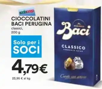 Coop CIOCCOLATINI BACI PERUGINA classici, 200 g offerta