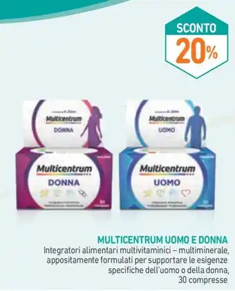 Parafarmacia Conad MULTICENTRUM UOMO E DONNA offerta