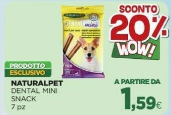 Naturalpet Dental Mini Snack 7 Pz