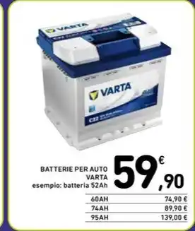 Conad Ipermercato BATTERIE PER AUTO VARTA offerta