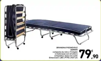 Conad Ipermercato BRANDINA PIEGHEVOLE DORMIR offerta