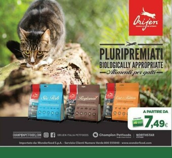 L´Isola dei Tesori Orijen Cibo Per Gatti offerta