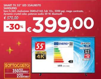 Bennet Samsung - smart tv 55 led 55au8070 offerta