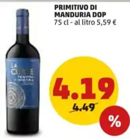 PENNY La curte - primitivo di manduria dop offerta