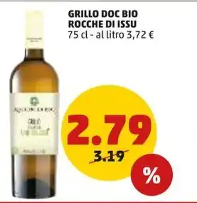 PENNY Rocche di issu - grillo doc bio offerta