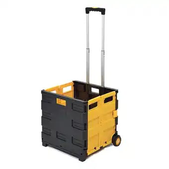 Carrello valigetta pieghevole alluminio e pvc portata 35 kg 38x45x98 cm