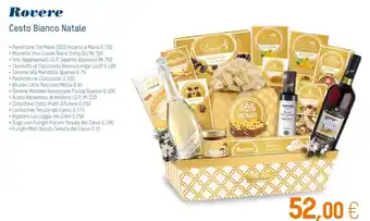 Sole 365 Rovere Cesto Bianco Natale offerta