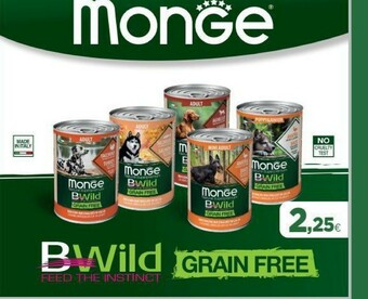Monge B Wild Bocconi Con Manzo