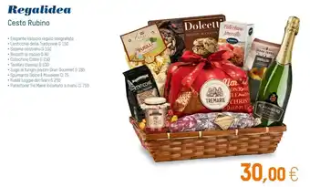 Sole 365 Regalidea Cesto Rubino offerta